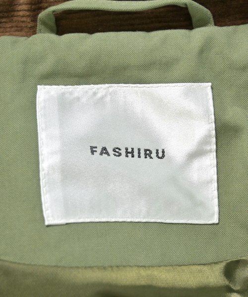 FASHIRU（ファシル）ステンカラーコート カーキ サイズ:F レディース/2200713978254