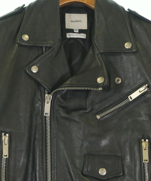 HALFBOY（ハーフボーイ）ライダース 黒 サイズ:XS レディース/2200646848013