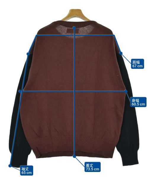 IOOOS THOUSANDS（サウザンズ）ニット・セーター 茶 サイズ:L メンズ/2200640660055