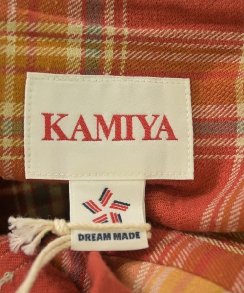 KAMIYA（カミヤ）カジュアルシャツ 赤 サイズ:S メンズ/2200638467017