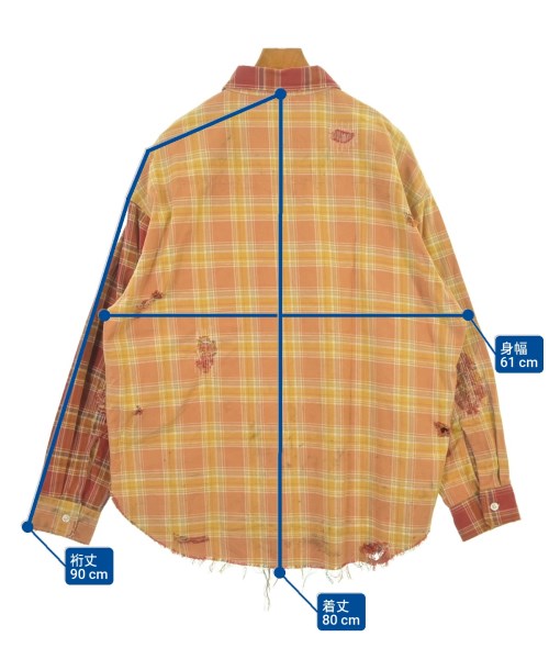 KAMIYA（カミヤ）カジュアルシャツ 赤 サイズ:S メンズ/2200638467017