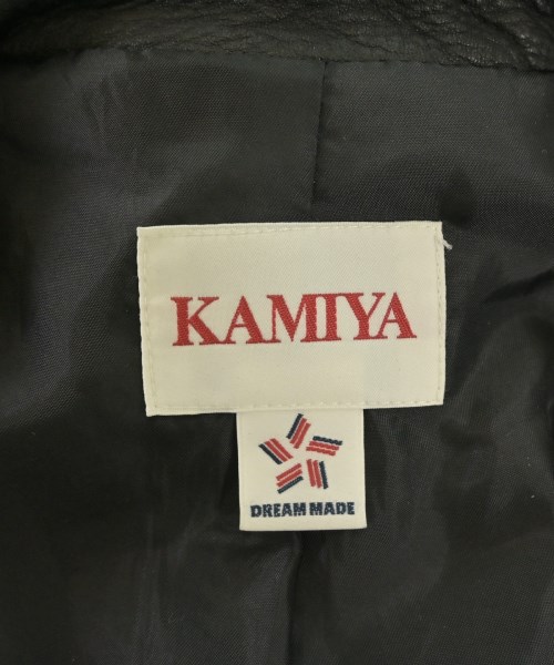 KAMIYA（カミヤ）ライダース 黒 サイズ:S メンズ/2200665482014
