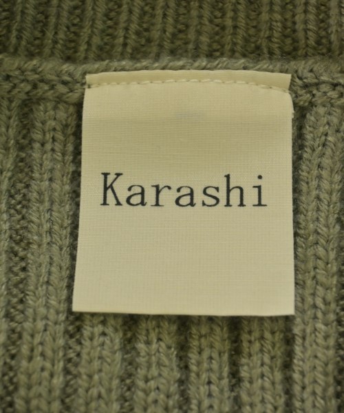 karashi（カラシ）ニット・セーター カーキ サイズ:F メンズ/2200607493184
