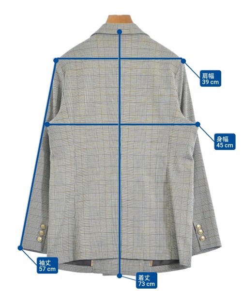 LARUTA（ラルータ）ジャケット グレー サイズ:M レディース/2200656128044