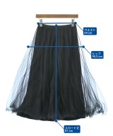 LARUTA（ラルータ）ロング・マキシ丈スカート 黒 サイズ:F レディース/2200646154039