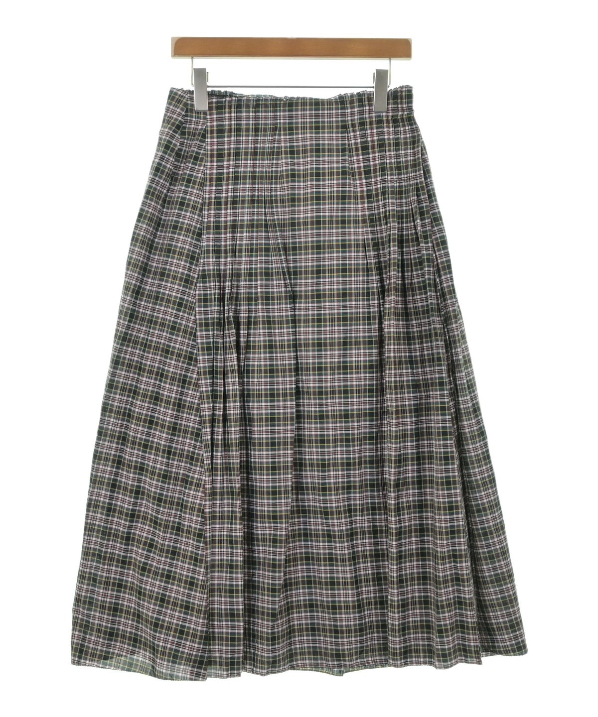 新品タグ付き♡ TREFLE+1 ブーケスカートロング丈♡ LE BOUQUET（ルブーケ）ロング・マキシ丈スカート 緑 サイズ:36