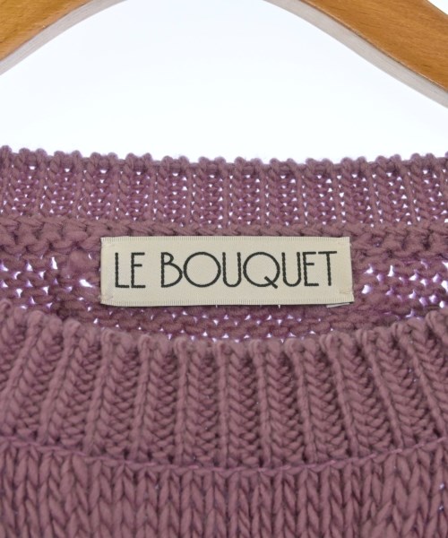 LE BOUQUET（ルブーケ）ニット・セーター 紫 サイズ:F レディース/2200618341047