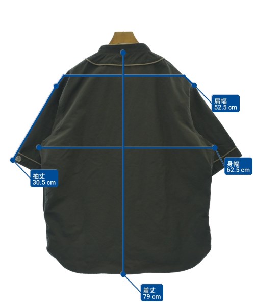 Maden Workwear（メイデンワークウェア）カジュアルシャツ グレー サイズ:L メンズ/2200717536177