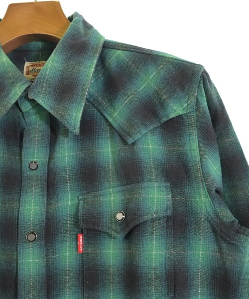 MARBLE & Co.（マーブルアンドコー）カジュアルシャツ 緑 サイズ:M メンズ/2200673992208