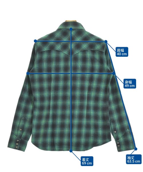 MARBLE & Co.（マーブルアンドコー）カジュアルシャツ 緑 サイズ:M メンズ/2200673992208