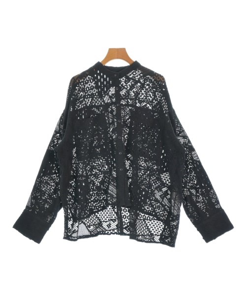 Noia(ノイア)カジュアルシャツ 黒 サイズ:F/2200664854089