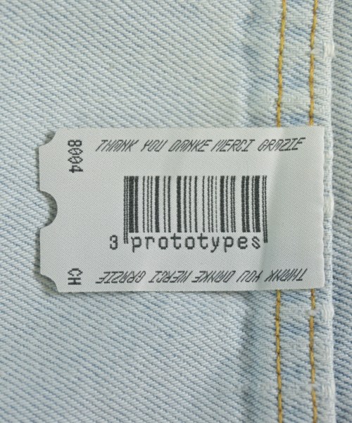 PROTOTYPES（プロトタイプス）デニムパンツ 青 サイズ:XS レディース/2200667103061