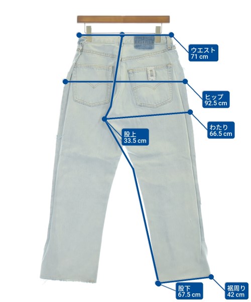 PROTOTYPES（プロトタイプス）デニムパンツ 青 サイズ:XS レディース/2200667103061