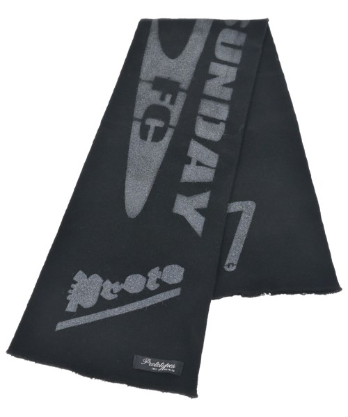 PROTOTYPES(プロトタイプス)マフラー 黒 サイズ:-/2200647462089
