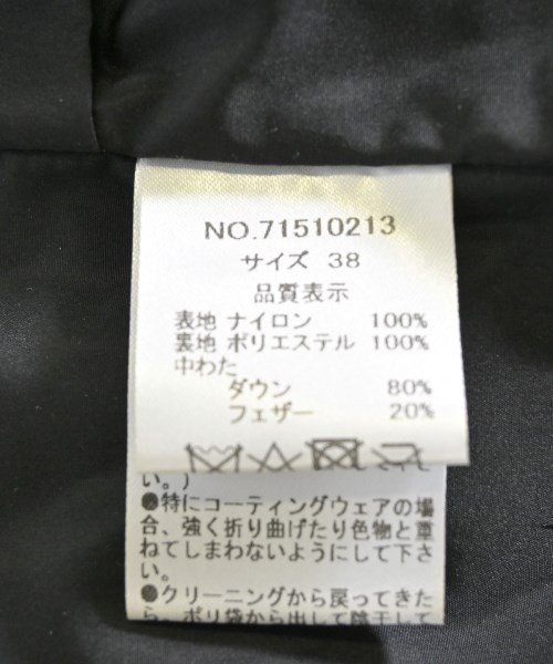 RCW（アールシーダブリュー）ダウンジャケット/ダウンベスト 黒 サイズ:38(M位) レディース/2200641874017