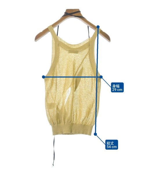 RIV NOBUHIKO（リブノブヒコ）ベスト/ノースリーブ ベージュ サイズ:F レディース/2200672712227