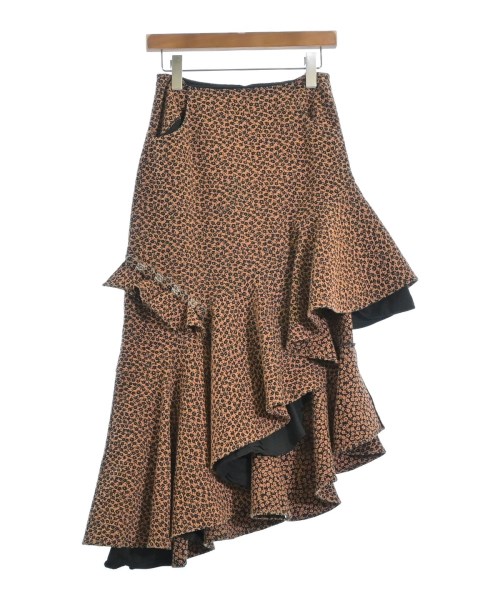 RIV NOBUHIKO(リブノブヒコ)ロング・マキシ丈スカート オレンジ サイズ:-(S位)/2200679209034