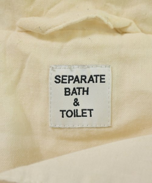 SEPARATE BATH& TOILET（セパレートバスアンドトイレット）カジュアルシャツ 白 サイズ:L メンズ/2200619445232