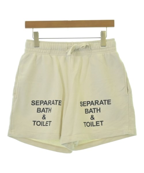 SEPARATE BATH& TOILET(セパレートバスアンドトイレット)ショートパンツ 白 サイズ:M/2200697401014