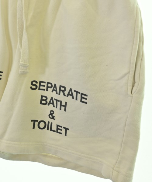 SEPARATE BATH& TOILET（セパレートバスアンドトイレット）ショートパンツ 白 サイズ:M レディース/2200697401014