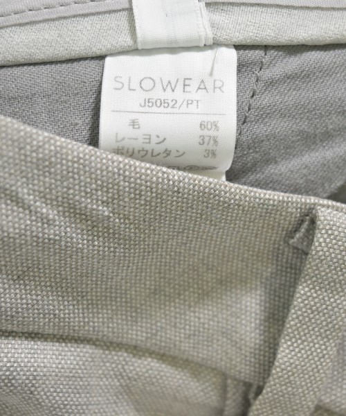 SLOWEAR（スローウエア）スラックス グレー サイズ:42(L位) レディース/2200679238089