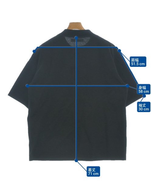 TAKAHIRO ISHIKAWA（タカヒロイシカワ）Tシャツ・カットソー 黒 サイズ:F メンズ/2200627753022