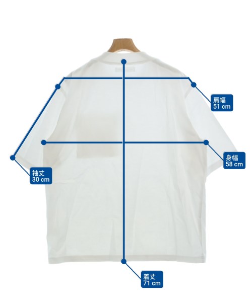 TAKAHIRO ISHIKAWA（タカヒロイシカワ）Tシャツ・カットソー 白 サイズ:F メンズ/2200627753046