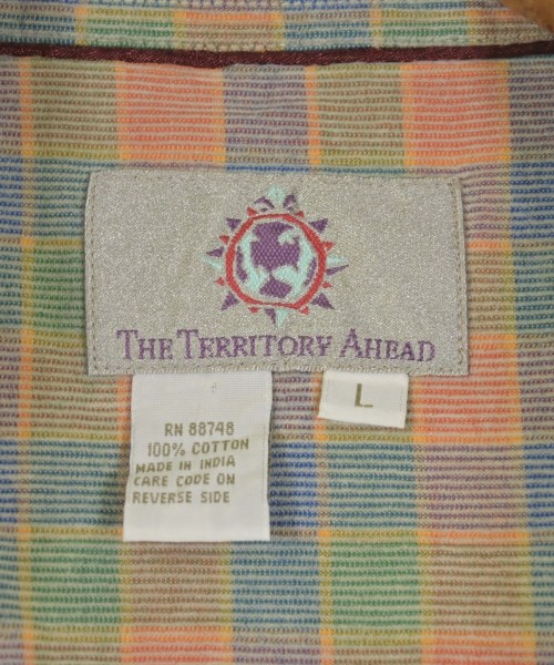 THE TERRITORY AHEAD（ザテリトリーアヘッド）カジュアルシャツ 青 サイズ:L メンズ/2200732354039
