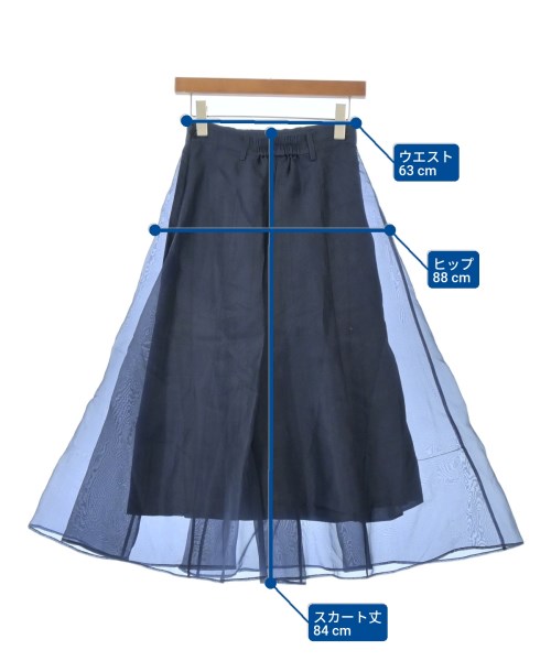 Tnewties（トゥエンティーズ）ロング・マキシ丈スカート 紺 サイズ:M レディース/2200645951424