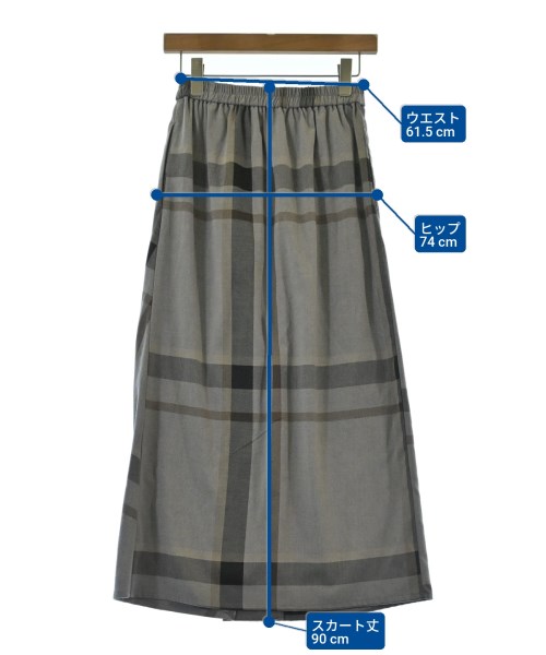 TOLNERA（トルネラ）ロング・マキシ丈スカート グレー サイズ:38(M位) レディース/2200621668117