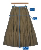 TOLNERA（トルネラ）ロング・マキシ丈スカート 茶 サイズ:38(M位) レディース/2200716382188