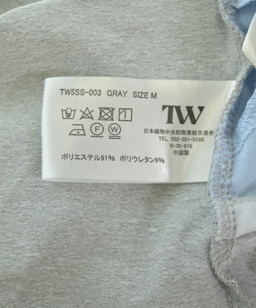 TW（トゥ）Tシャツ・カットソー グレー サイズ:M レディース/2200672806063