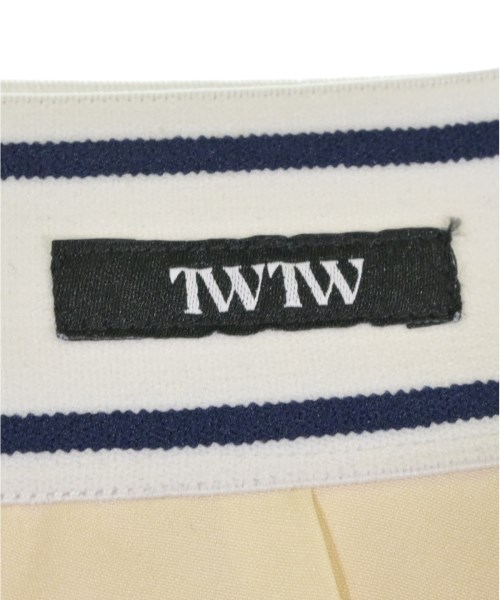 TW（トゥ）ミニスカート 白 サイズ:F レディース/2200672806087