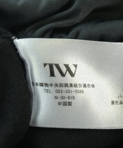 TW（トゥ）Tシャツ・カットソー 黒 サイズ:-(XS位) レディース/2200672056444
