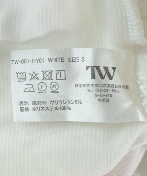 TW（トゥ）タンクトップ 白 サイズ:S レディース/2200713261035
