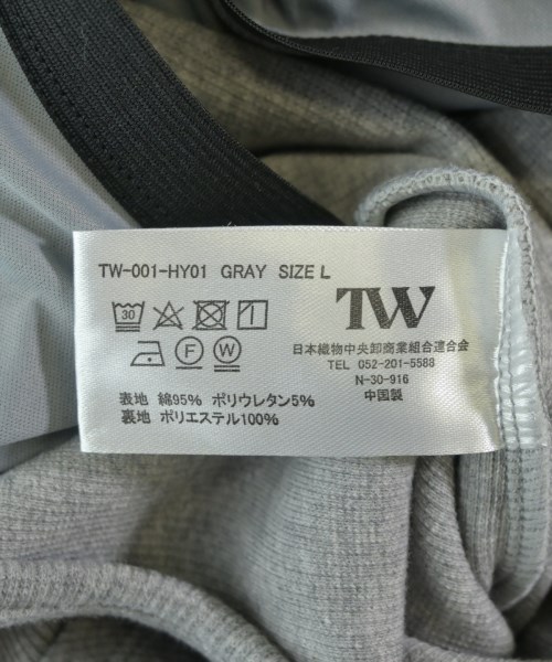 TW（トゥ）タンクトップ グレー サイズ:L レディース/2200713261042