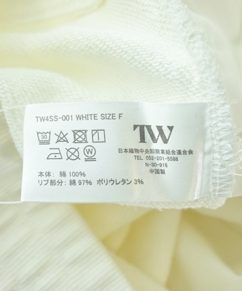 TW（トゥ）スウェットパンツ 白 サイズ:F レディース/2200678721018