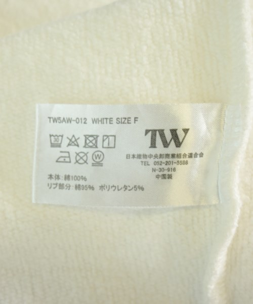 TW（トゥ）スウェット 白 サイズ:F レディース/2200688827052