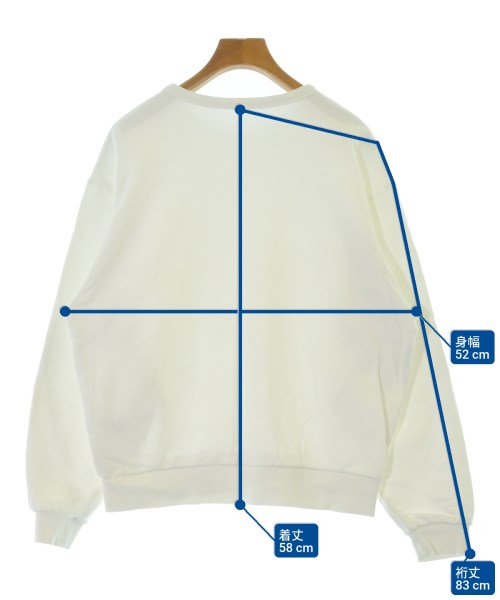 TW（トゥ）スウェット 白 サイズ:F レディース/2200688827052