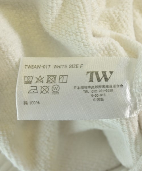 TW（トゥ）スウェットパンツ 白 サイズ:F レディース/2200688827069