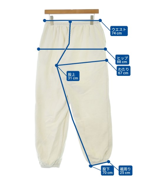 TW（トゥ）スウェットパンツ 白 サイズ:F レディース/2200688827069