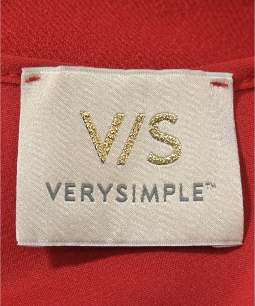 VERYSIMPLE（ベリーシンプル）ワンピース 赤 サイズ:F レディース/2200609305058