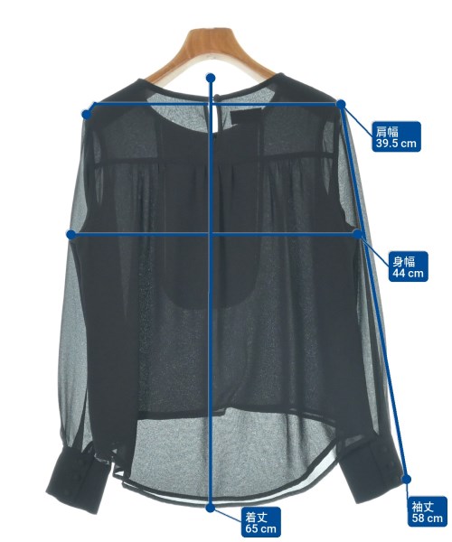 WEILL（ヴェイユ）ブラウス 黒 サイズ:44(L位) レディース/2200630110041