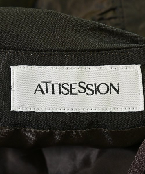 ATTISESSION（アティセッション）ミニスカート 茶 サイズ:38(M位) レディース/2200614912074