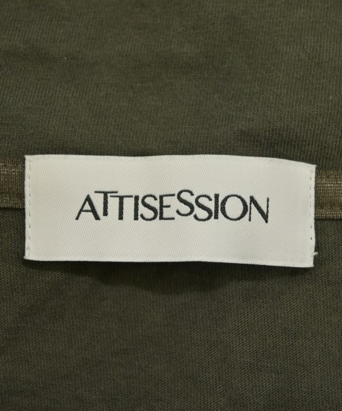 ATTISESSION（アティセッション）Tシャツ・カットソー カーキ サイズ:-(XS位) レディース/2200712214049