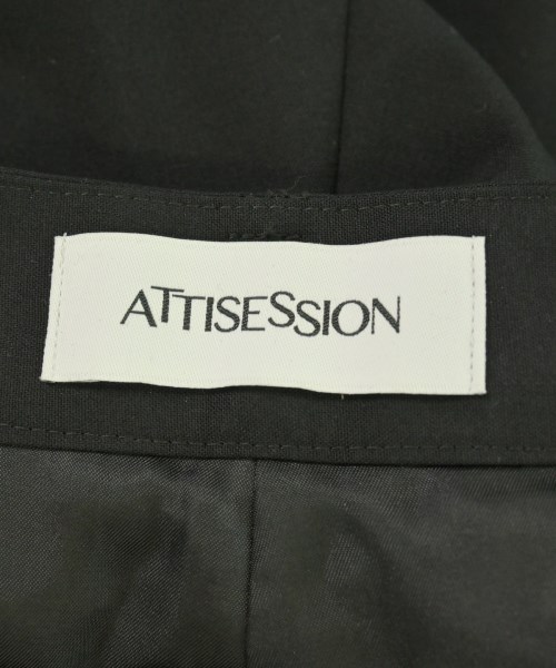 ATTISESSION（アティセッション）スラックス 黒 サイズ:36(S位) レディース/2200715789032
