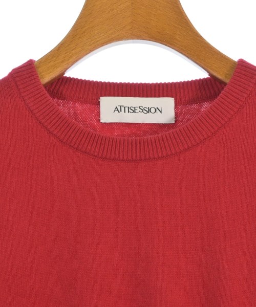 ATTISESSION（アティセッション）ニット・セーター 赤 サイズ:-(M位) レディース/2200709955191