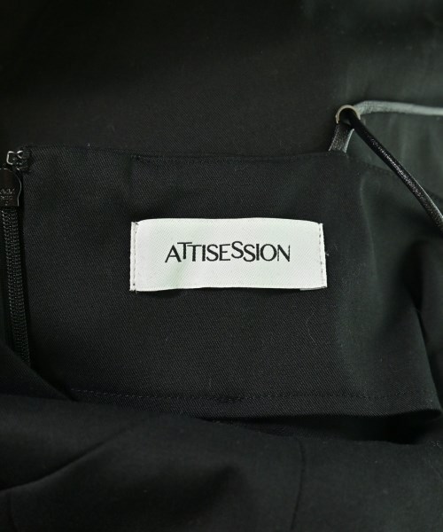 ATTISESSION（アティセッション）ワンピース 黒 サイズ:38(M位) レディース/2200639240022