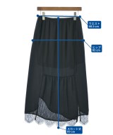 ATTISESSION（アティセッション）ロング・マキシ丈スカート 黒 サイズ:38(M位) レディース/2200651295093