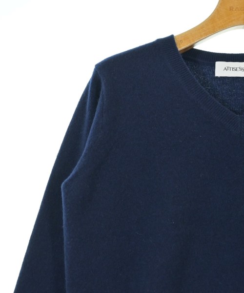 ATTISESSION（アティセッション）ニット・セーター 紺 サイズ:-(L位) レディース/2200641808234